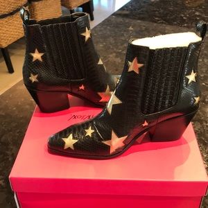 Betsey Johnson Izak Black Booties BNIB